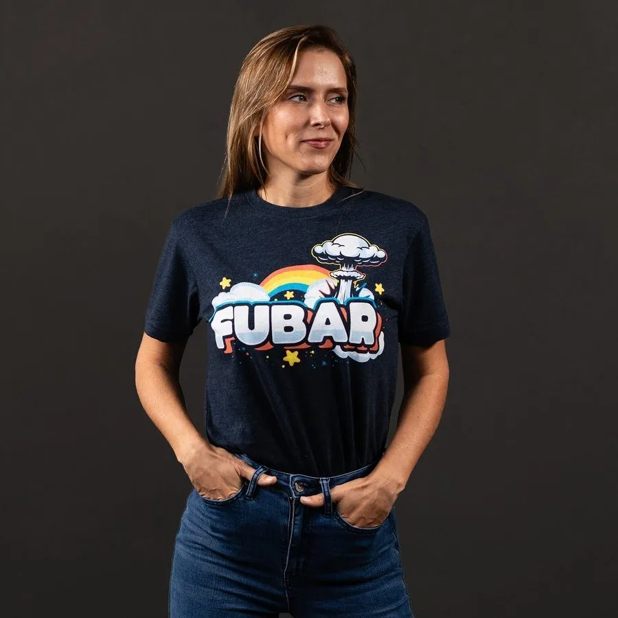 Women's FUBAR Boyfriend Fit T-Shirt - Midnight Navy