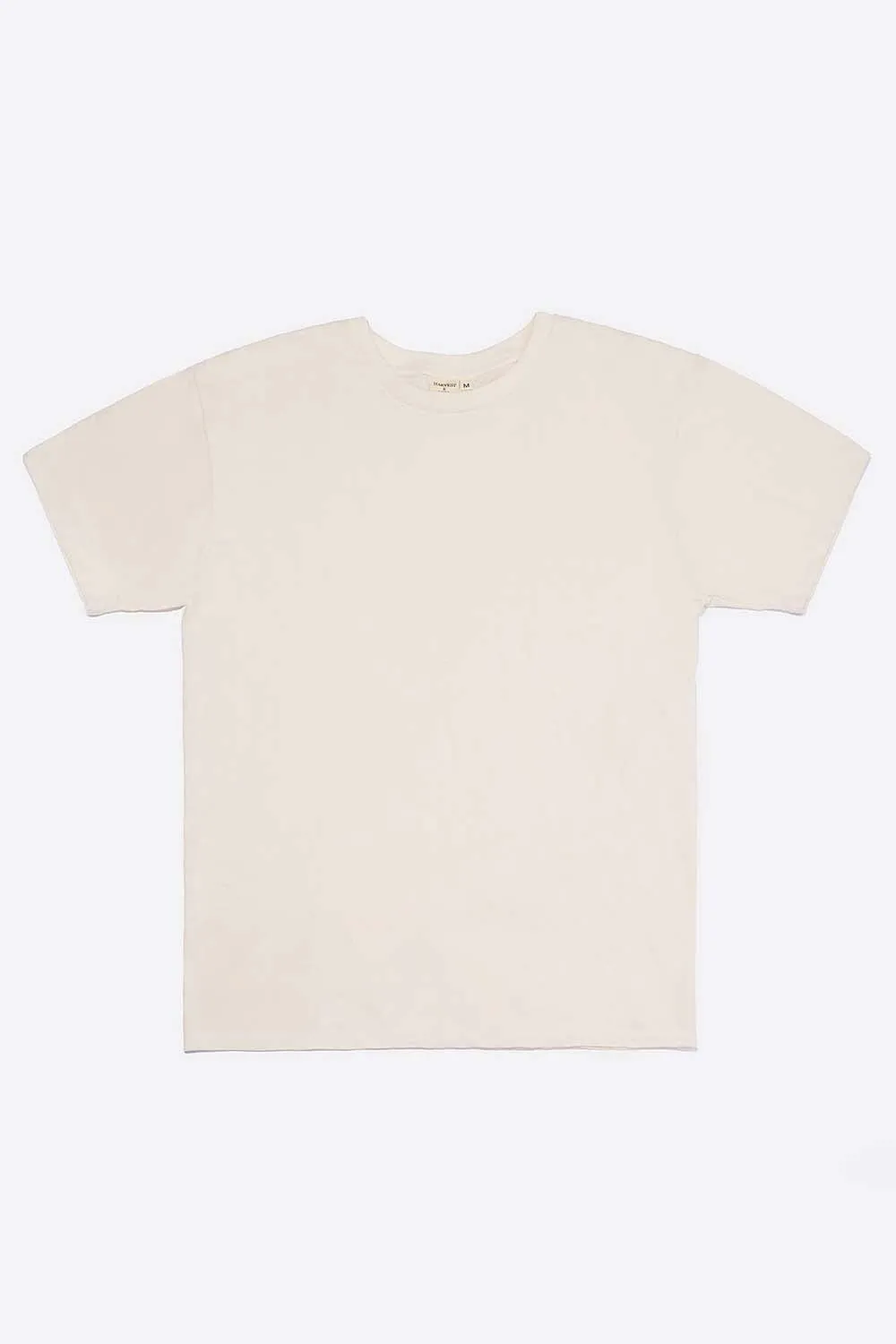 Women's Organic Unisex Style Crew Tee - Natural