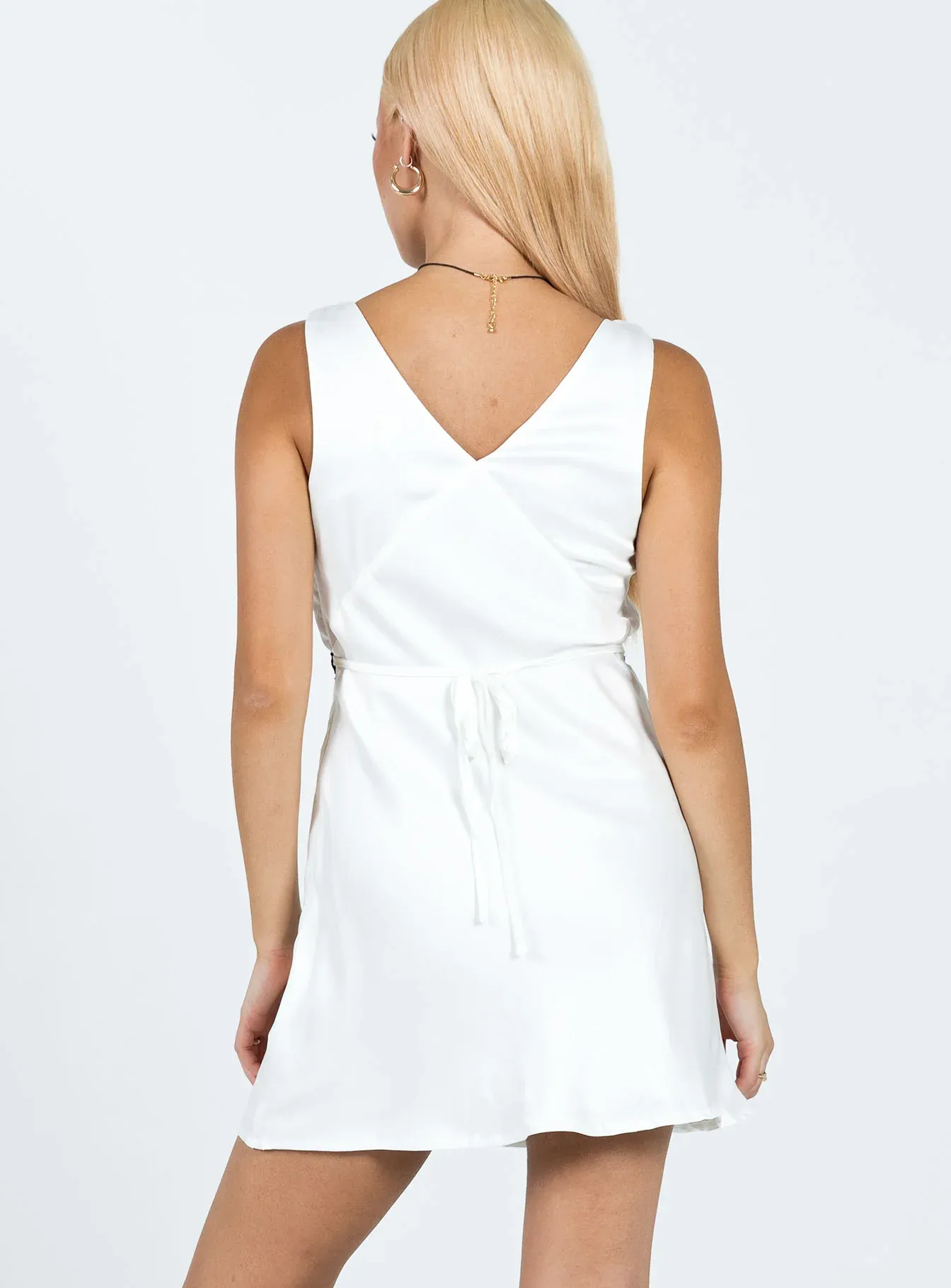 Yaralla Mini Dress White / Black